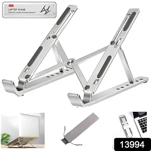Foldable Adjustable Height Laptop Stand and Tablet Stand. for All Laptops and Tablets.